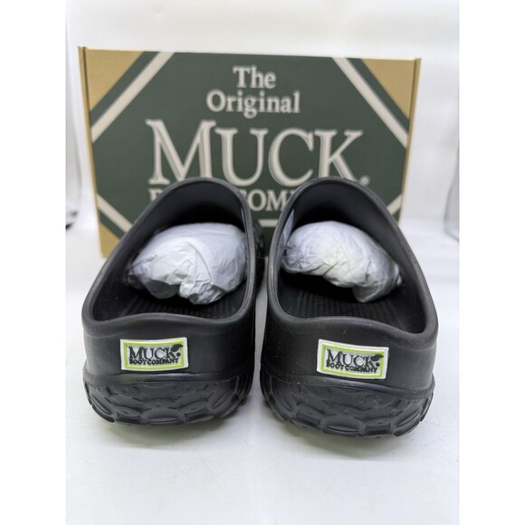 Muck Boots Men\'s Muckster Lite Black Clog Slip On Shoes MLC000 Size 12 M